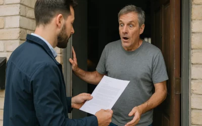 ¿Te visitó un receptor judicial? ¡Así debes de actuar!